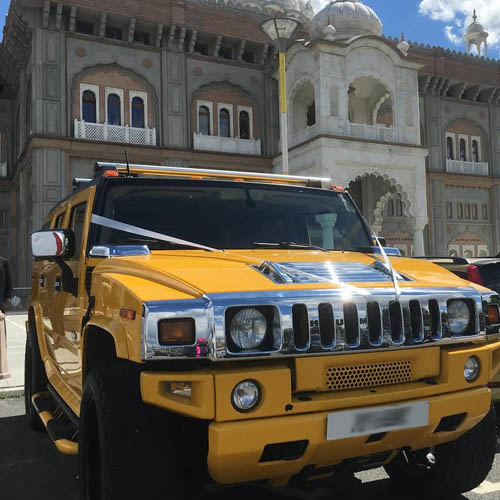 Melton Mowbray Yellow Hummer Car Hire